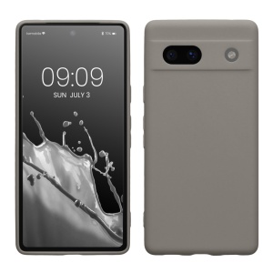 Husa Kwmobile pentru Google Pixel 7a, Bej, Silicon, KWM000019YF043C - Img 1