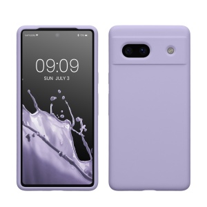 Husa Kwmobile pentru Google Pixel 7a, Mov, Silicon, KWM000019YE027C - Img 1