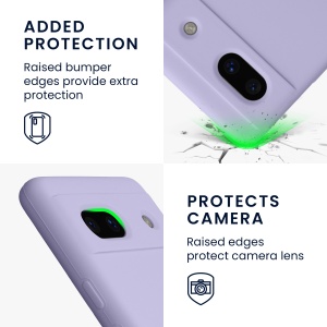 Husa Kwmobile pentru Google Pixel 7a, Mov, Silicon, KWM000019YE027C - Img 3