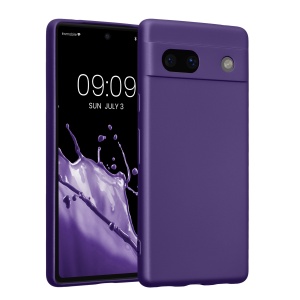 Husa Kwmobile pentru Google Pixel 7a, Mov, Silicon, KWM000019YG006C - Img 1