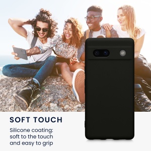 Husa Kwmobile pentru Google Pixel 7a, Negru, Silicon, 61598.47 - Img 3