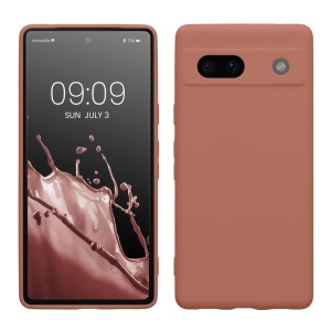 Husa Kwmobile pentru Google Pixel 7a, Roz, Silicon, 61598.193 - Img 1