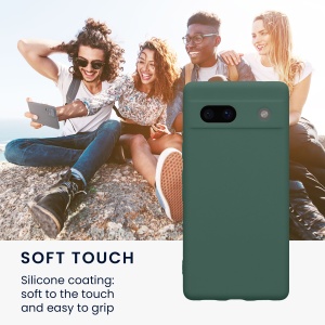 Husa Kwmobile pentru Google Pixel 7a, Verde, Silicon, KWM000019YF029C - Img 3
