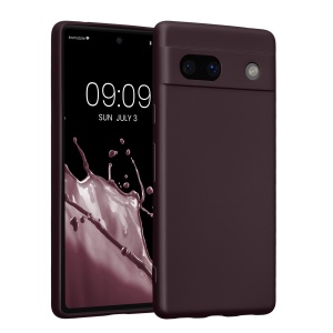 Husa Kwmobile pentru Google Pixel 7a, Visiniu, Silicon, KWM000019YG009C - Img 1