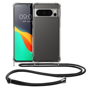 Husa Kwmobile pentru Google Pixel 8 Pro, Transparent/Negru, Silicon, 61864.01 - Img 6