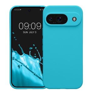Husa Kwmobile pentru Google Pixel 9, Albastru deschis, Silicon, KWM000020PG022C - Img 2