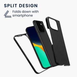 Husa Kwmobile pentru Google Pixel 9 Pro Fold, Negru, Plastic, KWM000020QV001C - Img 6