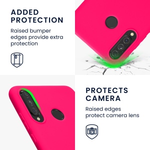 Husa Kwmobile pentru Huawei P30 Lite, Roz, Silicon, KWM000009NH066C - Img 4