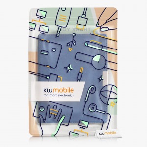 Husa kwmobile pentru Kobo Aura Edition 1, Piele ecologica, Albastru, 24410.04 - Img 7