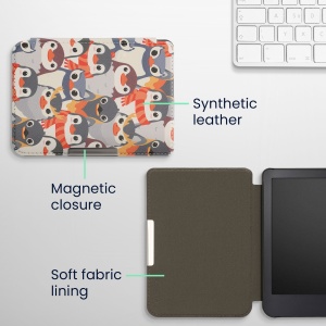 Husa Kwmobile pentru Kobo Clara 2E, Multicolor, Piele ecologica, KWM000017NU051C - Img 6
