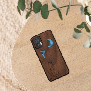 Husa Kwmobile pentru Motorola Edge 30 Neo, Multicolor, Lemn, KWM000018RR003C - Img 5