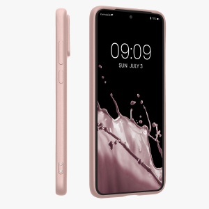 Husa Kwmobile pentru Motorola Edge 30 Neo, Roz, Silicon, KWM0000201J003C - Img 4