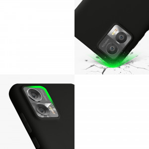 Husa kwmobile pentru Motorola Edge 30 Neo, Silicon, Negru, 60081.47 - Img 8