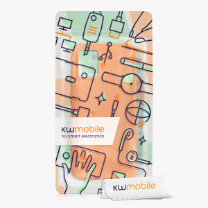 Husa kwmobile pentru Motorola Edge 30 Neo, Silicon, Portocaliu, 60081.150 - Img 7