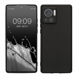Husa kwmobile pentru Motorola Edge 30 Ultra, Silicon, Negru, 60068.47 - Img 1