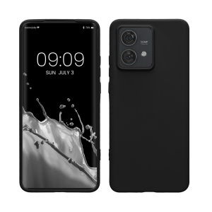 Husa Kwmobile pentru Motorola Edge 40 Neo, Negru, Silicon, KWM000022NU003C - Img 1