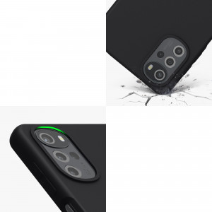 Husa Kwmobile pentru Motorola Moto G22, Silicon, Negru, 58208.47 - Img 8