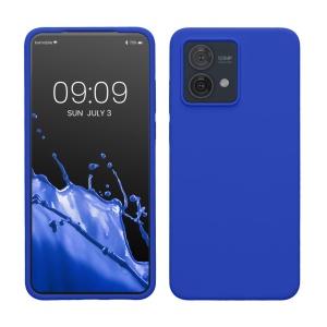 Husa Kwmobile pentru Motorola Moto G84, Albastru, Silicon, KWM000022NO009C - Img 1