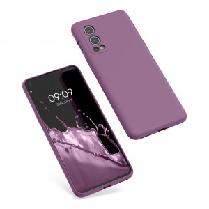 Husa Kwmobile pentru OnePlus Nord 2 5G, Silicon, Mov, 56070.235 - Img 2