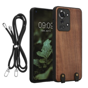 Husa Kwmobile pentru OnePlus Nord 2T, Maro, Lemn, KWM000022PB001C - Img 2