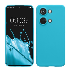 Husa Kwmobile pentru OnePlus Nord 3 5G, Albastru deschis, Silicon, KWM0000204U009C - Img 1