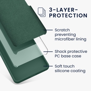Husa Kwmobile pentru OnePlus Nord 3 5G, Verde, Silicon, 61766.166 - Img 5