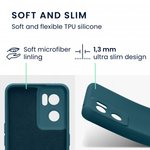 Husa kwmobile pentru OnePlus Nord CE 2 5G, Silicon, Albastru, 58117.57 - Img 3