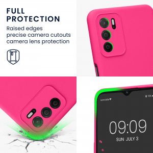 Husa Kwmobile pentru OPPO A16/A16s, Silicon, Roz, 57572.77 - Img 4