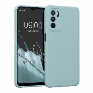 Husa Kwmobile pentru OPPO A16/A16s, Silicon, Verde, 57572.200 - Img 1