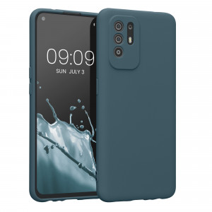 Husa Kwmobile pentru OPPO A94 5G, Silicon, Verde, 58332.57 - Img 1