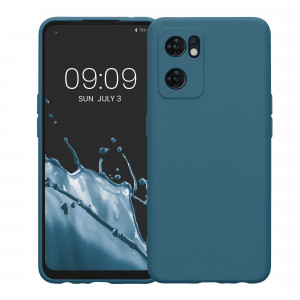 Husa Kwmobile pentru OPPO Find X5 Lite, Silicon, Verde, 57633.57 - Img 2