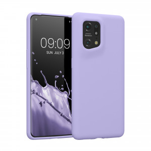 Husa Kwmobile pentru OPPO Find X5, Silicon, Mov, 57629.108 - Img 1