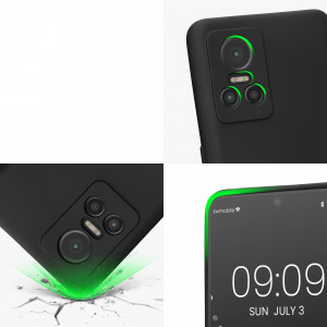Husa Kwmobile pentru Realme GT Neo 3, Silicon, Negru, 59247.01 - Img 8