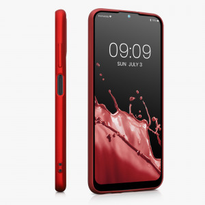 Husa Kwmobile pentru Samsung Galaxy A03s, Silicon, Rosu, 56518.36 - Img 5
