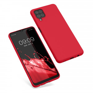 Husa Kwmobile pentru Samsung Galaxy A12, Rosu, Silicon, 54048.208 - Img 2