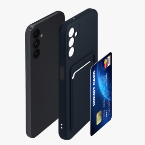 Husa Kwmobile pentru Samsung Galaxy A14 5G, Albastru inchis, Silicon, KWM0000191A002C - Img 6