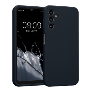 Husa Kwmobile pentru Samsung Galaxy A14 5G, Verde inchis, Silicon, KWM000018GD034C - Img 1
