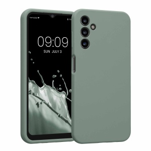 Husa Kwmobile pentru Samsung Galaxy A14 5G, Verde, Silicon, KWM000018GD040C - Img 1