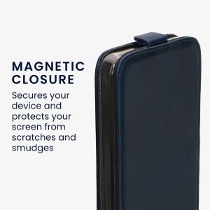 Husa Kwmobile pentru Samsung Galaxy A15 5G, Albastru inchis, Piele ecologica/Silicon, KWM000021OM002C - Img 4