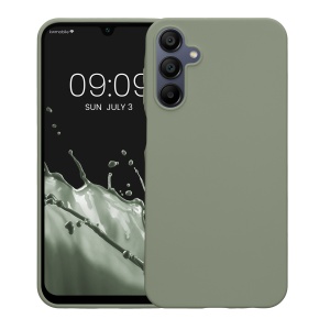 Husa Kwmobile pentru Samsung Galaxy A15 5G, Verde deschis, Silicon, KWM000021MH009C - Img 2