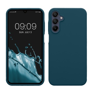Husa Kwmobile pentru Samsung Galaxy A15 5G, Verde, Silicon, KWM000021MF002C - Img 1