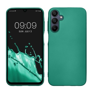 Husa Kwmobile pentru Samsung Galaxy A15 5G, Verde, Silicon, KWM000021MJ004C - Img 1