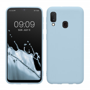 Husa Kwmobile pentru Samsung Galaxy A20e, Albastru, Silicon, 48738.23 - Img 1