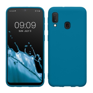 Husa Kwmobile pentru Samsung Galaxy A20e, Albastru, Silicon, KWM0000102J028C - Img 1