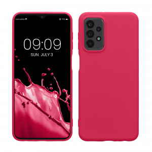 Husa Kwmobile pentru Samsung Galaxy A23/Galaxy A23 5G, Roz, Silicon, 57804.77 - Img 1