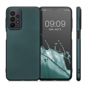 Husa Kwmobile pentru Samsung Galaxy A23, Silicon, Verde, 57955.14 - Img 2