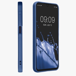 Husa Kwmobile pentru Samsung Galaxy A25, Albastru, Silicon, KWM000021MZ002C - Img 4