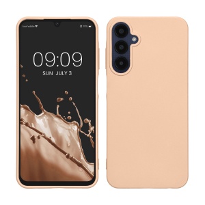 Husa Kwmobile pentru Samsung Galaxy A25, Auriu, Silicon, KWM000021MZ005C - Img 1