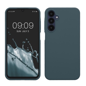 Husa Kwmobile pentru Samsung Galaxy A25, Verde inchis, Silicon, KWM000021MV016C - Img 1