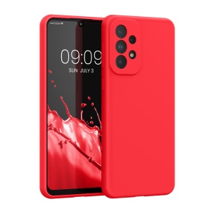 Husa Kwmobile pentru Samsung Galaxy A33 5G, Rosu, Silicon, KWM000015GQ057C - Img 1